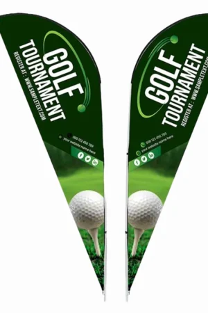 Deluxe Tear Drop Stand Banners