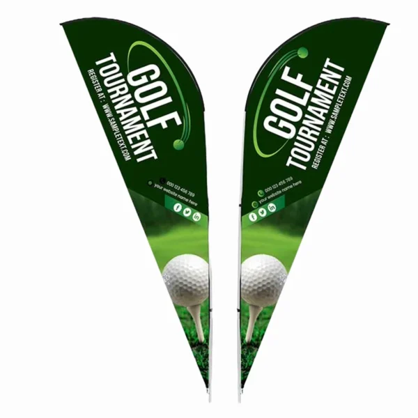 Deluxe Tear Drop Stand Banners
