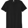 Allmade AL2100CA Unisex Organic Cotton T-Shirt in Deep Black – front view