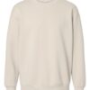 American Apparel RF496 Unisex ReFlex Fleece Crewneck Sweatshirt in Bone – front view