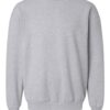 American Apparel RF496 Unisex ReFlex Fleece Crewneck Sweatshirt in Heather Grey – front view