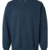 American Apparel RF496 Unisex ReFlex Fleece Crewneck Sweatshirt in Sea Blue – front view