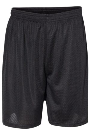 C2 Sport 5107 Men's Mesh 7" Shorts in Black – front view