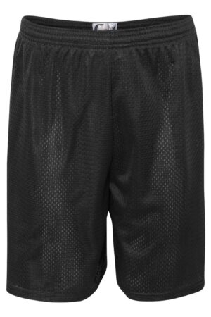 C2 Sport 5109 Men's Mesh 9" Shorts in Black – front view