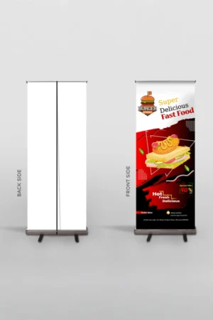 Standard Double Leg Stand Banners