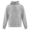 ATC ATCF2500 Everyday Fleece Hoodie in Athletic Heather – front view
