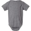 Rabbit Skins 4424 Infant Baby Onesies - Body Suits in Granite Heather – front view