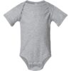 Rabbit Skins 4424 Infant Baby Onesies - Body Suits in Heather – front view