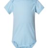 Rabbit Skins 4424 Infant Baby Onesies - Body Suits in Light Blue – front view