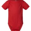 Rabbit Skins 4424 Infant Baby Onesies - Body Suits in Red – front view