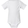 Rabbit Skins 4424 Infant Baby Onesies - Body Suits in White – front view