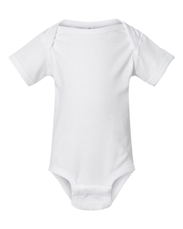 Rabbit Skins 4424 Infant Baby Onesies - Body Suits in White – front view